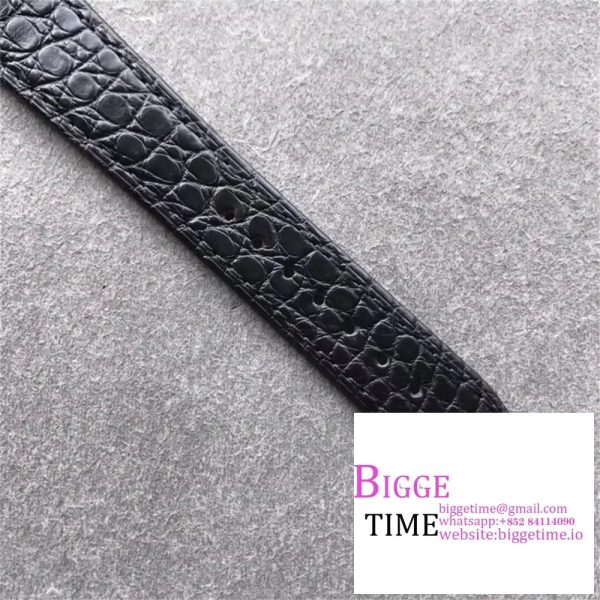 Classique5177-29 38mm White Dial Black Leather Strap MKSF MY9015 - Image 5