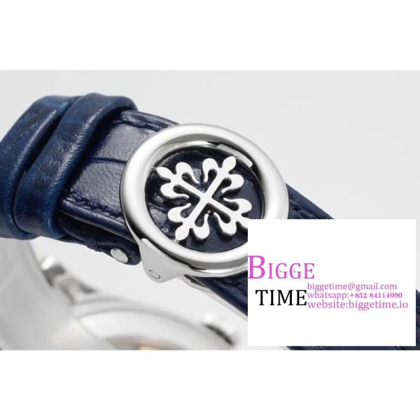 Complications Annual Calendar 38mm 5396 Blue Dial Blue Leather Strap PPF A324SC - Image 8