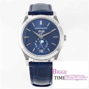 Complications Annual Calendar 38mm 5396 Blue Dial Blue Leather Strap PPF A324SC