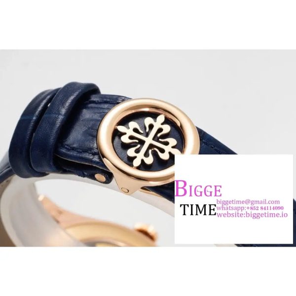 Complications Annual Calendar 38mm 5396 RG Blue Dial Blue Leather Strap PPF A324SC - Image 8