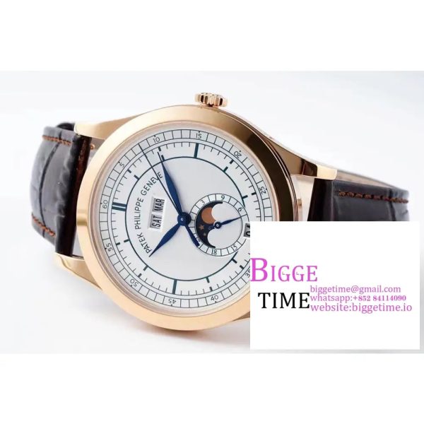 Complications Annual Calendar 38mm 5396 RG White Dial Brown Leather Strap PPF A324SC - Image 3