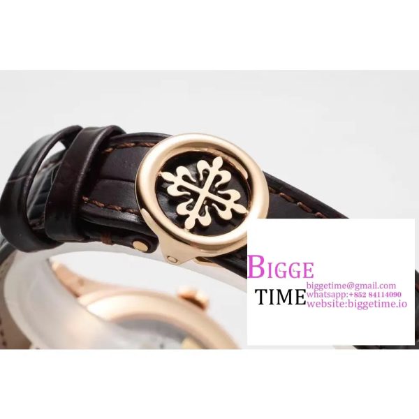 Complications Annual Calendar 38mm 5396 RG White Dial Number Marker Brown Leather Strap PPF A324SC - Image 8