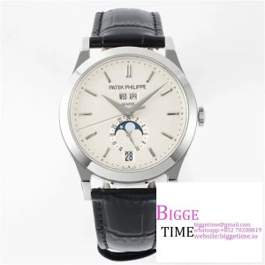 Complications Annual Calendar 38mm 5396 White Dial Black Leather Strap PPF A324SC