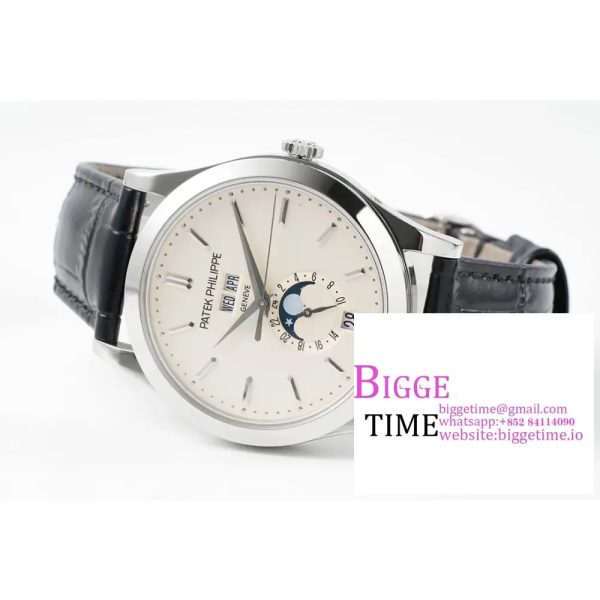 Complications Annual Calendar 38mm 5396 White Dial Black Leather Strap PPF A324SC - Image 6