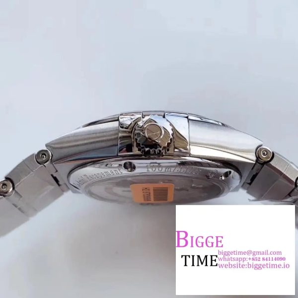 Constellation 38mm SS VSF 1:1 Best Edition Black Dial Stick Markers on SS Bracelet A8500 - Image 6