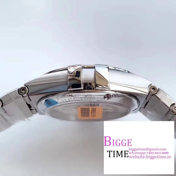 Constellation 38mm SS VSF 1:1 Best Edition Black Dial Stick Markers on SS Bracelet A8500 - Image 5