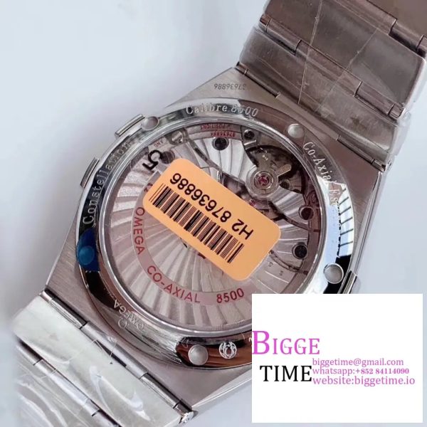 Constellation 38mm SS VSF 1:1 Best Edition Black Dial Stick Markers on SS Bracelet A8500 - Image 9