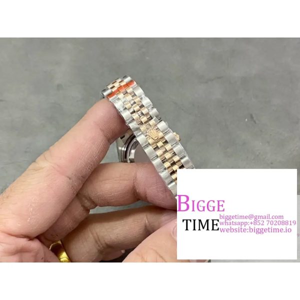 DateJust 28mm Ladies YG/SS YG Dial Roma Marker YG/SS Jubilee Bracelet WF A2236 - Image 8