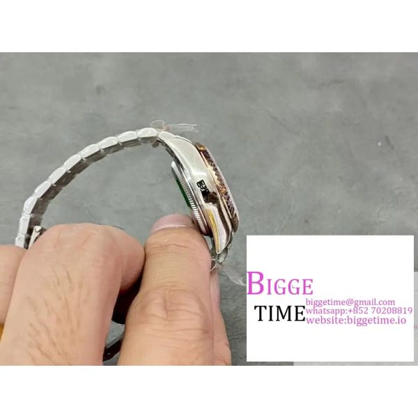 DateJust 28mm Ladies YG/SS YG Dial Roma Marker YG/SS Jubilee Bracelet WF A2236 - Image 7