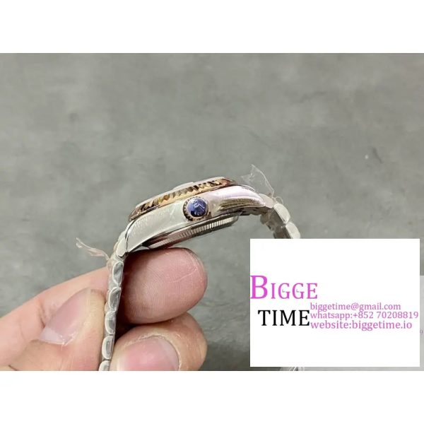 DateJust 28mm Ladies YG/SS YG Dial Roma Marker YG/SS Jubilee Bracelet WF A2236 - Image 5