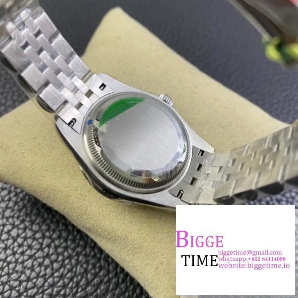 DateJust 31mm Ladies Diamond Bezel White Dial Roma Marker Jubilee Bracelet WF A2671 - Image 9