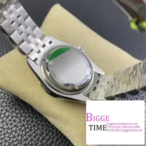 DateJust 31mm Ladies Green Dial Jubilee Bracelet WF A2671 - Image 9