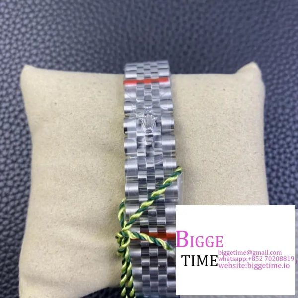 DateJust 31mm Ladies Green Dial Jubilee Bracelet WF A2671 - Image 8