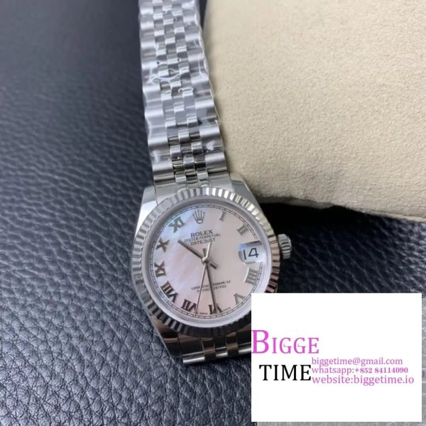DateJust 31mm Ladies MOP Dial Diamond Roma Marker Jubilee Bracelet BPF A2671 - Image 5