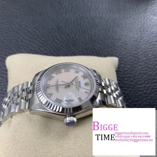 DateJust 31mm Ladies MOP Dial Diamond Roma Marker Jubilee Bracelet BPF A2671 - Image 4
