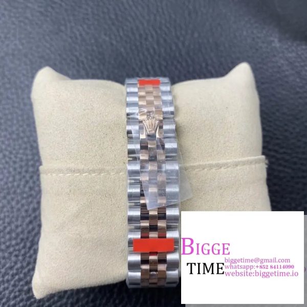 DateJust 31mm Ladies RG/SS Grey Dial Diamond Roma Marker RG/SS Jubilee Bracelet BPF A2671 - Image 9