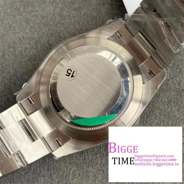 DateJust 41MM 126300 Noob 1:1 Best Edition Polished Bezel Silver Dial Stick Markers on SS Jubilee Bracelet A3235 - Image 9