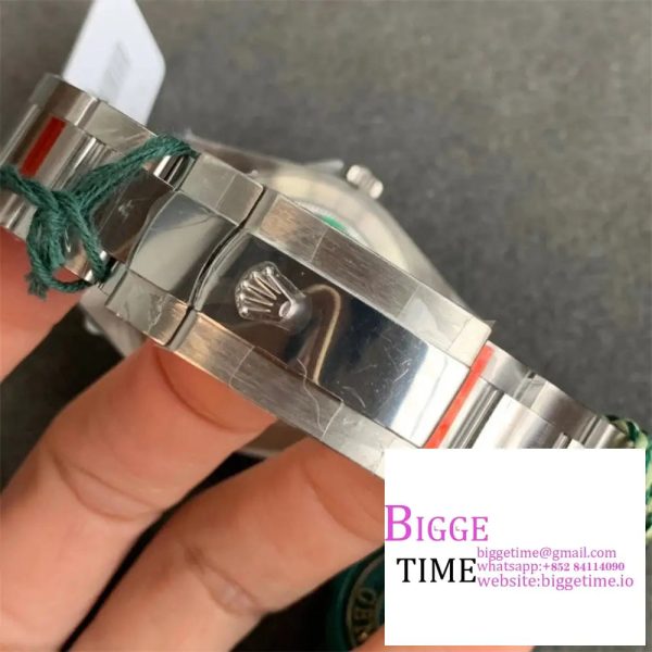 DateJust 41MM 126300 Noob 1:1 Best Edition Polished Bezel Silver Dial Stick Markers on SS Jubilee Bracelet A3235 - Image 7