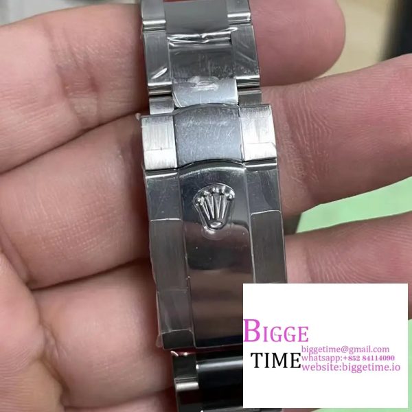 DateJust 41mm 126300 Smooth Bezel Blue Dial Oyster Bracelet VSF VS3235 - Image 8