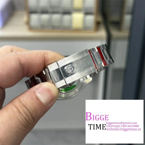 DateJust 41mm 126300 Smooth Bezel Mint Green Dial Oyster Bracelet VSF VS3235 - Image 3
