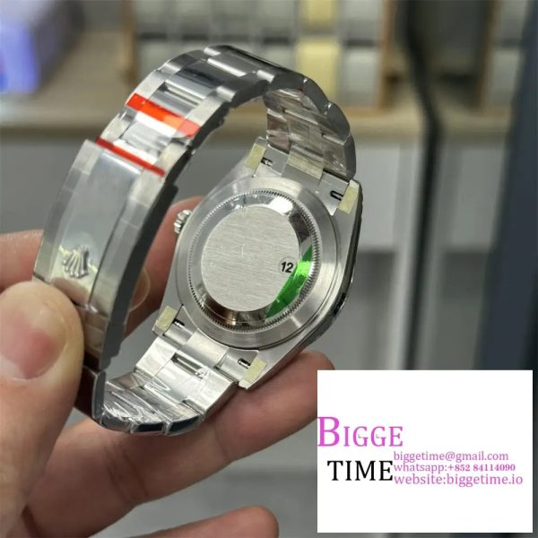 DateJust 41mm 126300 Smooth Bezel Mint Green Dial Oyster Bracelet VSF VS3235 - Image 7