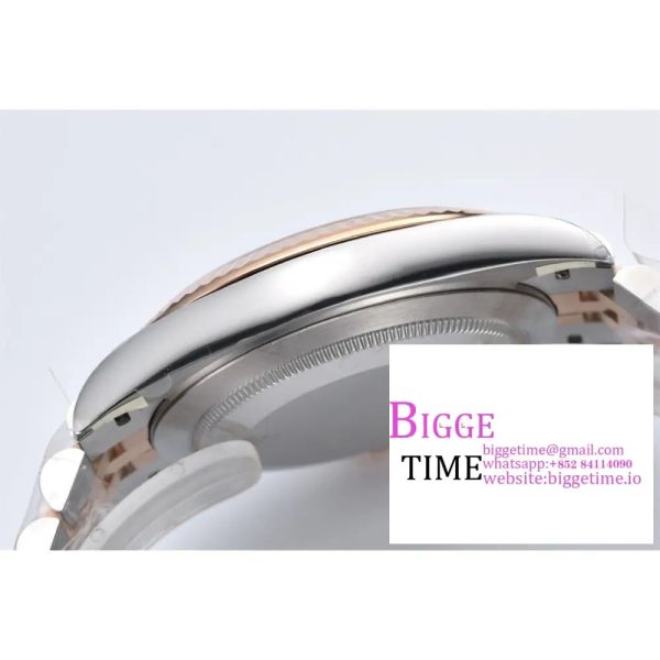 DateJust 41mm 126331 904L SS Clean 1:1 Best Edition Brown Dial on SS/RG Jubilee Bracelet VR3235 - Image 6