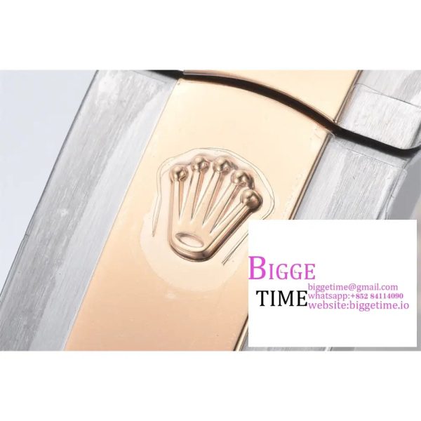 DateJust 41mm 126331 904L SS Clean 1:1 Best Edition Brown Dial on SS/RG Jubilee Bracelet VR3235 - Image 8
