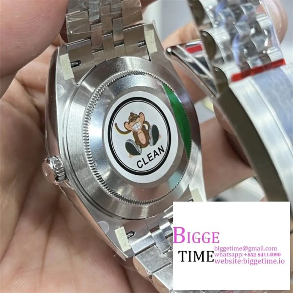DateJust 41mm 126334 Fluted Bezel Black Dial Jubilee Bracelet Clean Factory CF VR3235 - Image 8