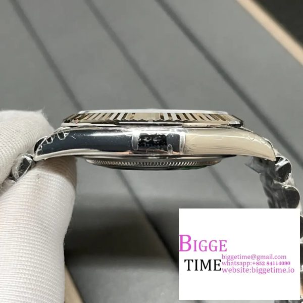 DateJust 41mm 126334 Fluted Bezel Black Dial Jubilee Bracelet VSF VS3235 - Image 5
