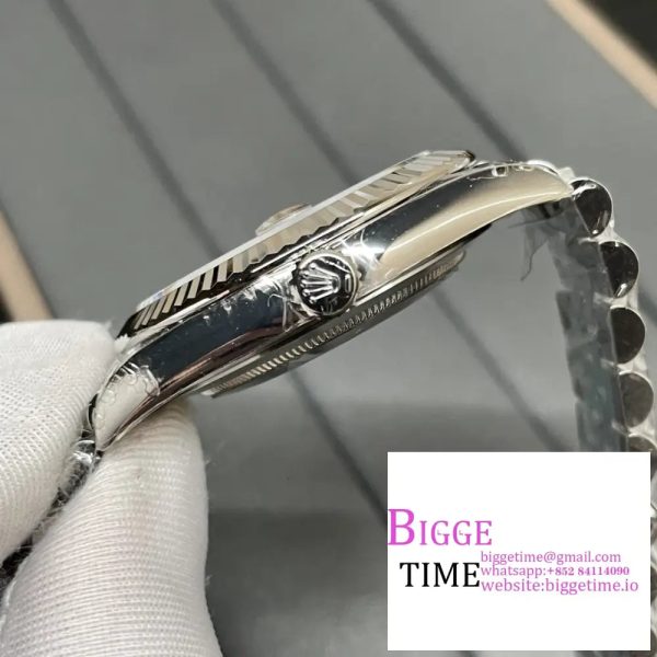 DateJust 41mm 126334 Fluted Bezel Black Dial Jubilee Bracelet VSF VS3235 - Image 2
