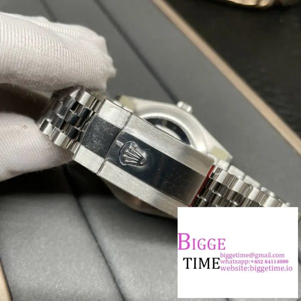 DateJust 41mm 126334 Fluted Bezel Black Dial Jubilee Bracelet VSF VS3235 - Image 8