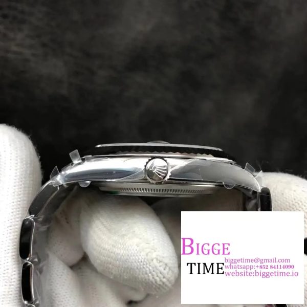 DateJust 41mm 126334 Fluted Bezel Black Dial Oyster Bracelet VSF VS3235 - Image 3
