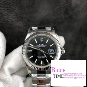 DateJust 41mm 126334 Fluted Bezel Black Dial Oyster Bracelet VSF VS3235
