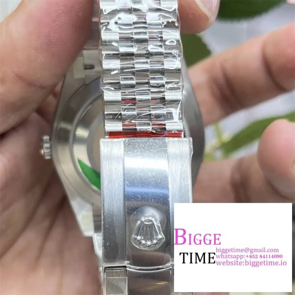 DateJust 41mm 126334 Fluted Bezel Blue Dial Jubilee Bracelet Clean Factory CF VR3235 - Image 6