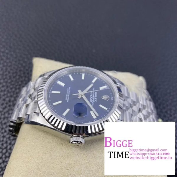 DateJust 41mm 126334 Fluted Bezel Blue Dial Jubilee Bracelet VSF VS3235 - Image 5