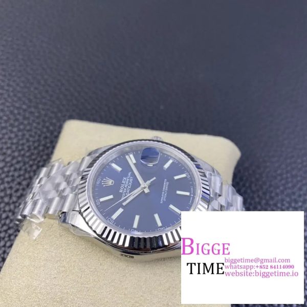 DateJust 41mm 126334 Fluted Bezel Blue Dial Jubilee Bracelet VSF VS3235 - Image 8