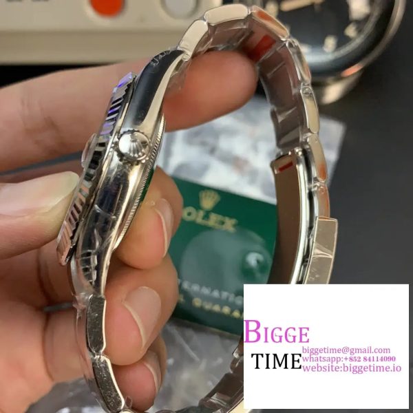 DateJust 41mm 126334 Fluted Bezel Blue Dial Oyster Bracelet VSF VS3235 - Image 2