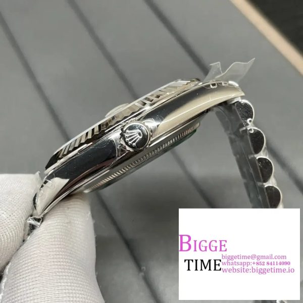DateJust 41mm 126334 Fluted Bezel Grey Dial Jubilee Bracelet VSF VS3235 - Image 4