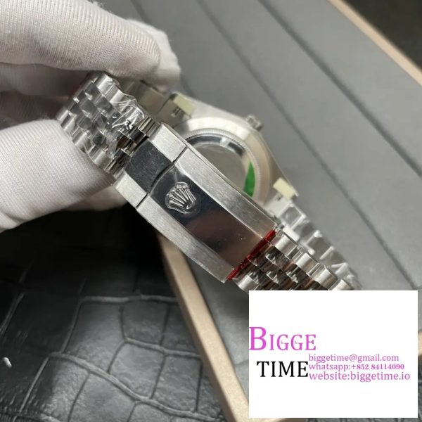 DateJust 41mm 126334 Fluted Bezel Grey Dial Jubilee Bracelet VSF VS3235 - Image 7
