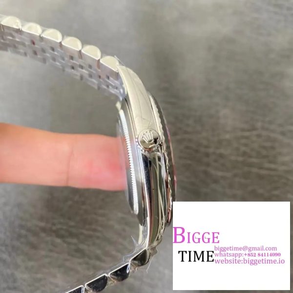 DateJust 41mm 126334 Fluted Bezel Mint Green Dial Jubilee Bracelet VSF VS3235 - Image 7