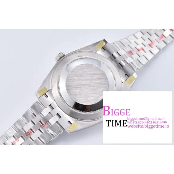 DateJust 41mm 126334 Fluted Bezel Motif Blue Dial Jubilee Bracelet Clean Factory CF VR3235 - Image 9