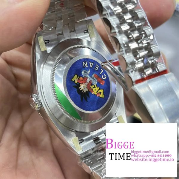 DateJust 41mm 126334 Fluted Bezel Silver Dial Jubilee Bracelet Clean Factory CF VR3235 - Image 7