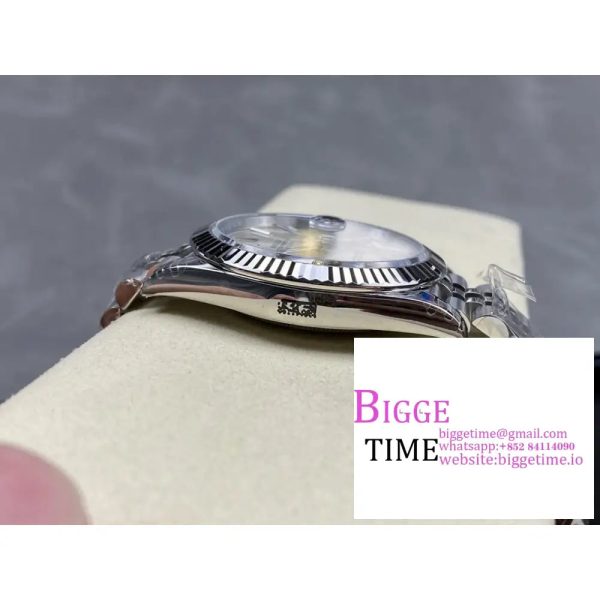 DateJust 41mm 126334 Fluted Bezel Silver Dial Jubilee Bracelet VSF VS3235 - Image 7