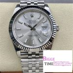 DateJust 41mm 126334 Fluted Bezel Silver Dial Jubilee Bracelet VSF VS3235