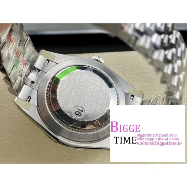 DateJust 41mm 126334 Fluted Bezel Silver Dial Jubilee Bracelet VSF VS3235 - Image 9