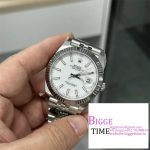 DateJust 41mm 126334 Fluted Bezel White Dial Jubilee Bracelet Clean Factory CF VR3235