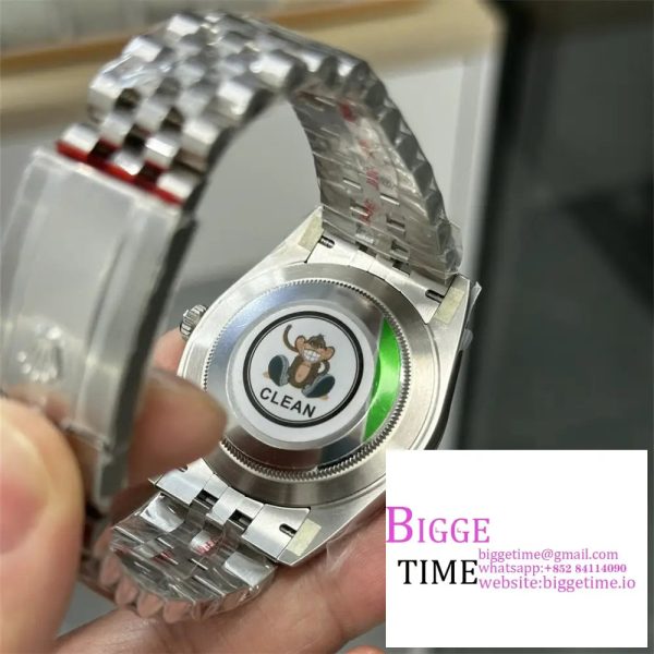 DateJust 41mm 126334 Fluted Bezel White Dial Jubilee Bracelet Clean Factory CF VR3235 - Image 6
