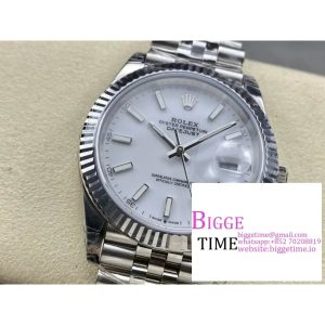 DateJust 41mm 126334 Fluted Bezel White Dial Jubilee Bracelet VSF VS3235