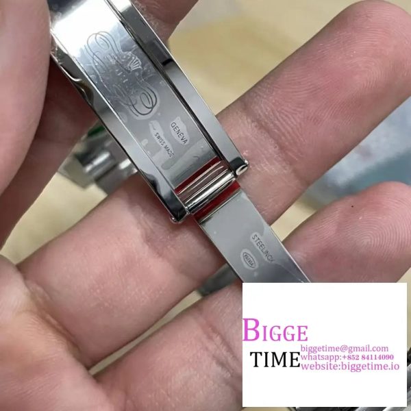 DateJust 41MM 126334 Noob 1:1 Best Edition Fluted Bezel Black Dial Stick Markers on SS Jubilee Bracelet A3235 - Image 6