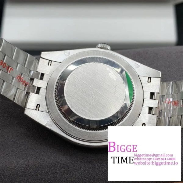 DateJust 41MM 126334 Noob 1:1 Best Edition Fluted Bezel White MOP Dial Diamonds Markers on SS Jubilee Bracelet A3235 - Image 5